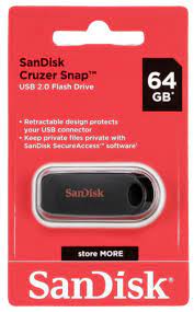 SanDisk Cruzer Snap - Clé USB 64Go
