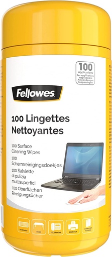 Fellowes - Lingettes - Boite de 100