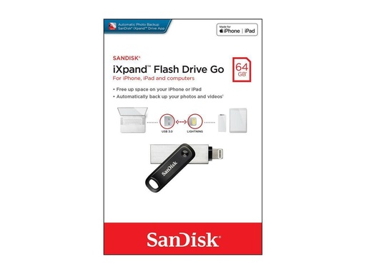 SanDisk iXpand - Clé USB 64Go
