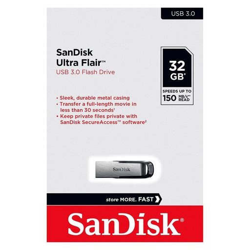 SanDisk Ultra Flair - Clé USB 32Go