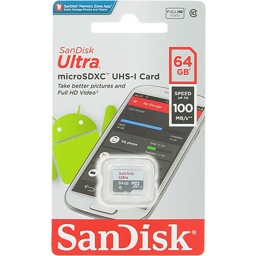 SanDisk Ultra - MicroSD 64Go